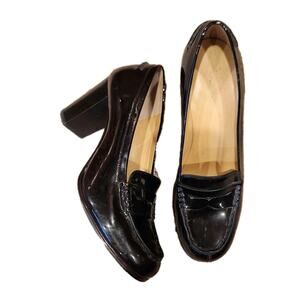 Michael Kors Deep Plum Purple Oxford Pumps Sz 8